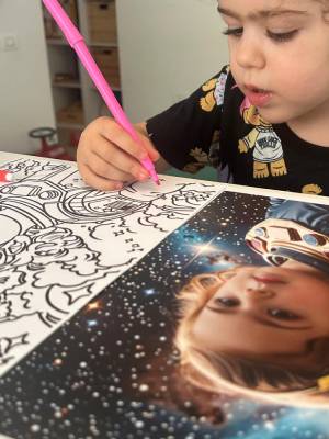 Lily coloring book